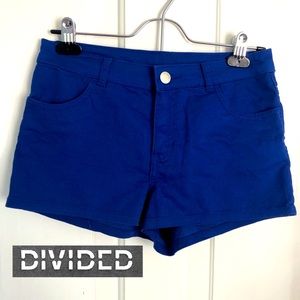 Blue Divided Shorts